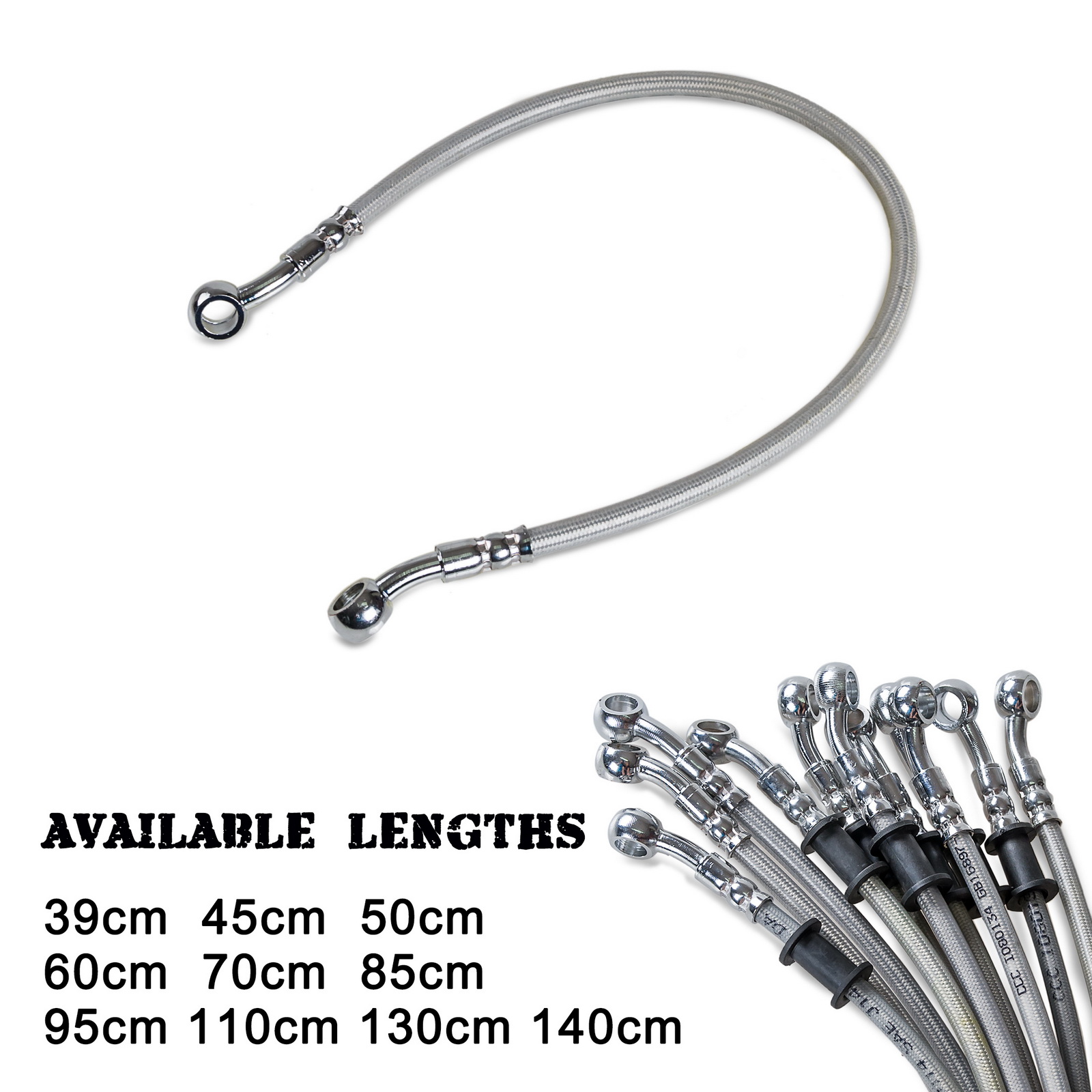 Braided Line - Manguera de freno para motocicleta de