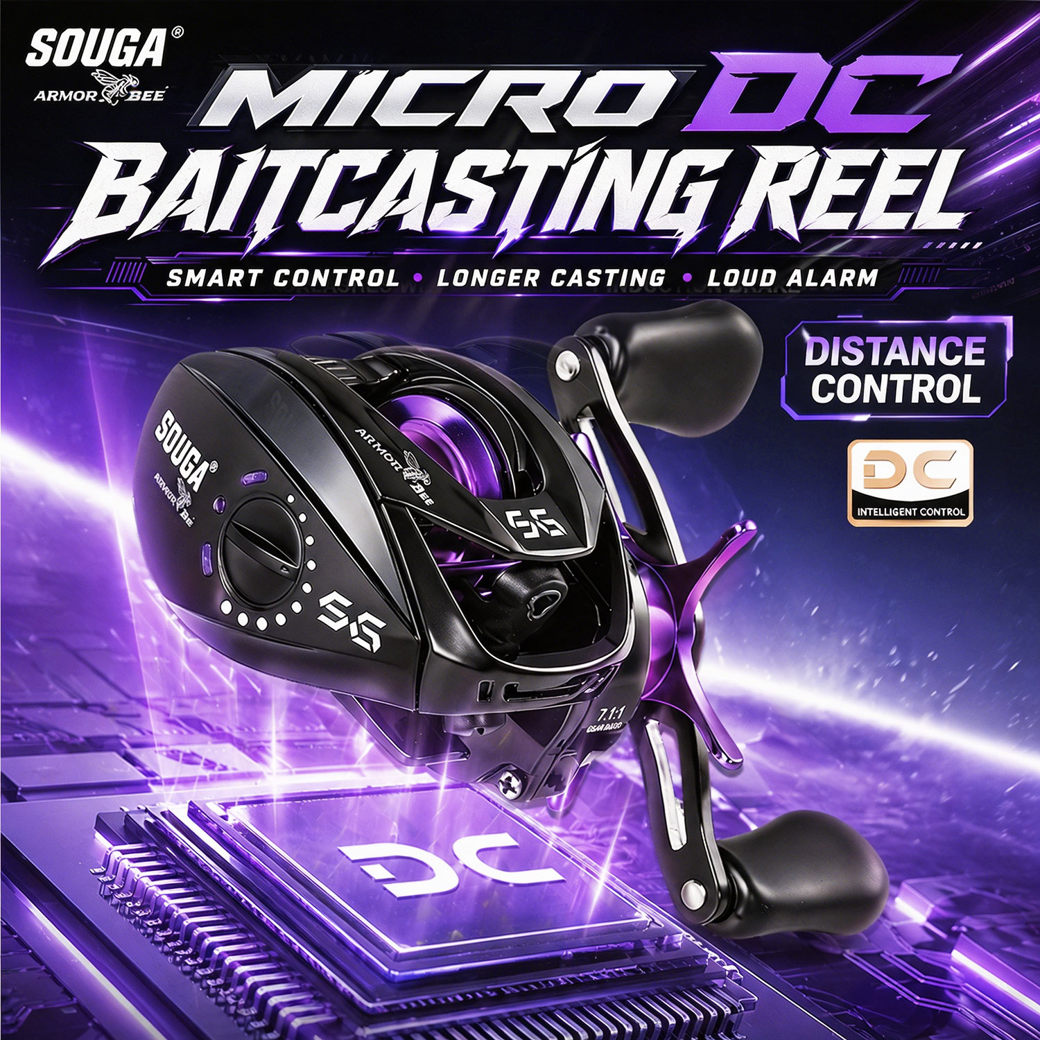 Kastking Reel Zephyr - Carrete de Pesca Electrónico Sougayilang Micro