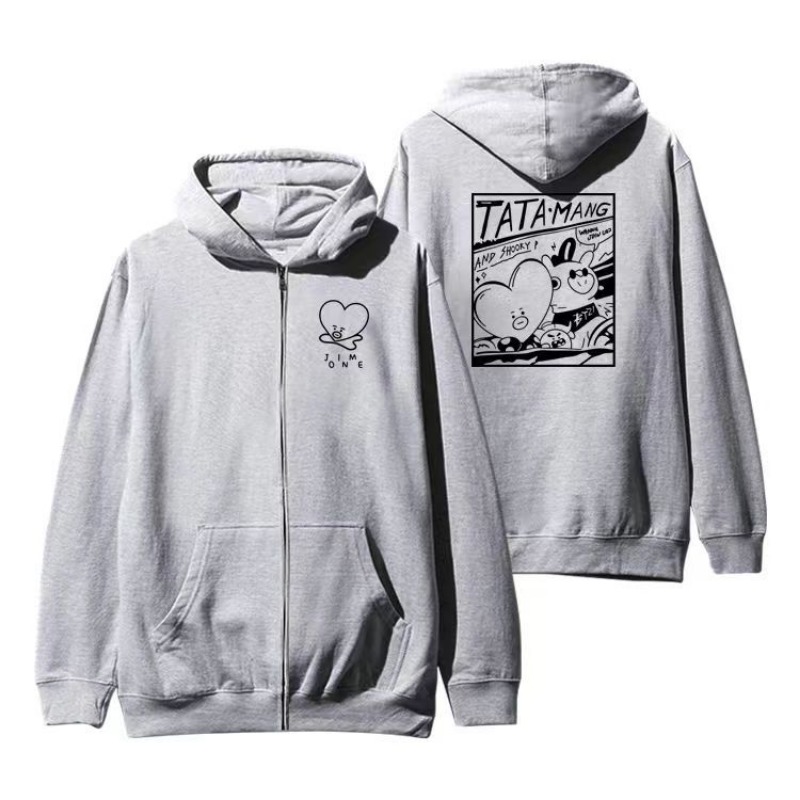 Tippet Line - Sudadera con Capucha Kawaii BT21, Ropa