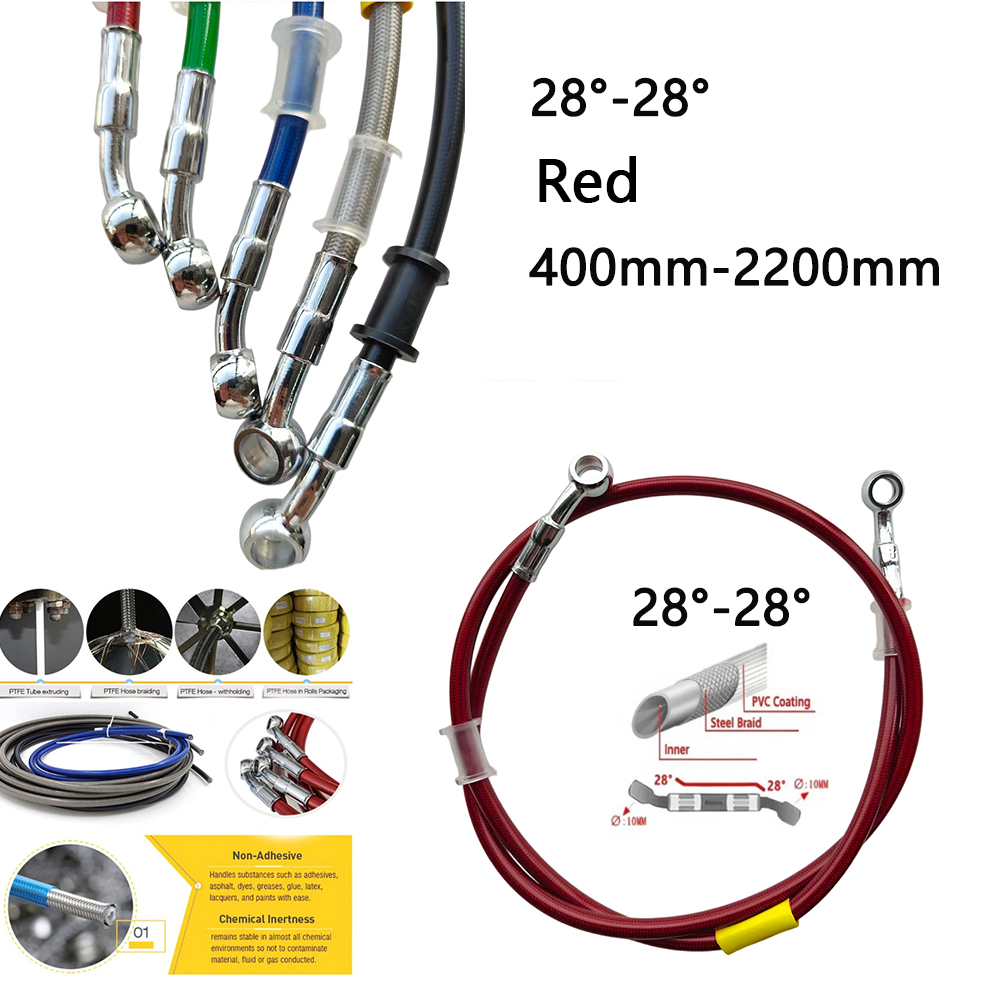 Braided Line - Manguera de freno hidráulico universal para