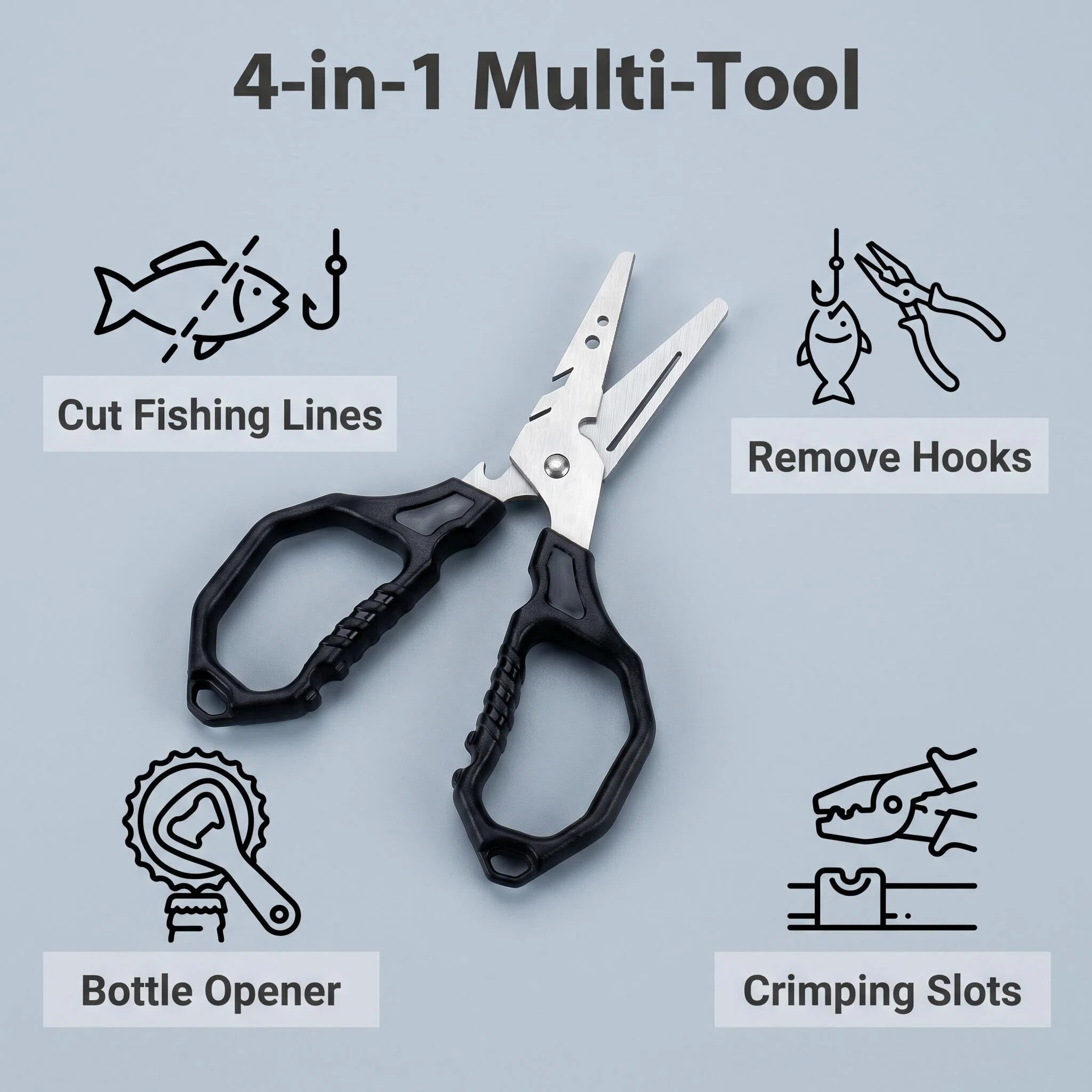 Tijeras de Pesca Multifunciona - Fishing Line Cutter reseña y precio