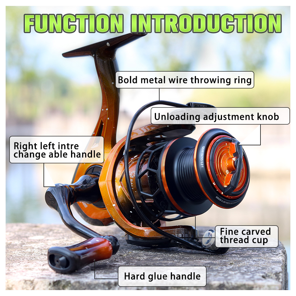 Carrete de Pesca Giratorio JOS - Kastking Reel Zephyr reseña y precio